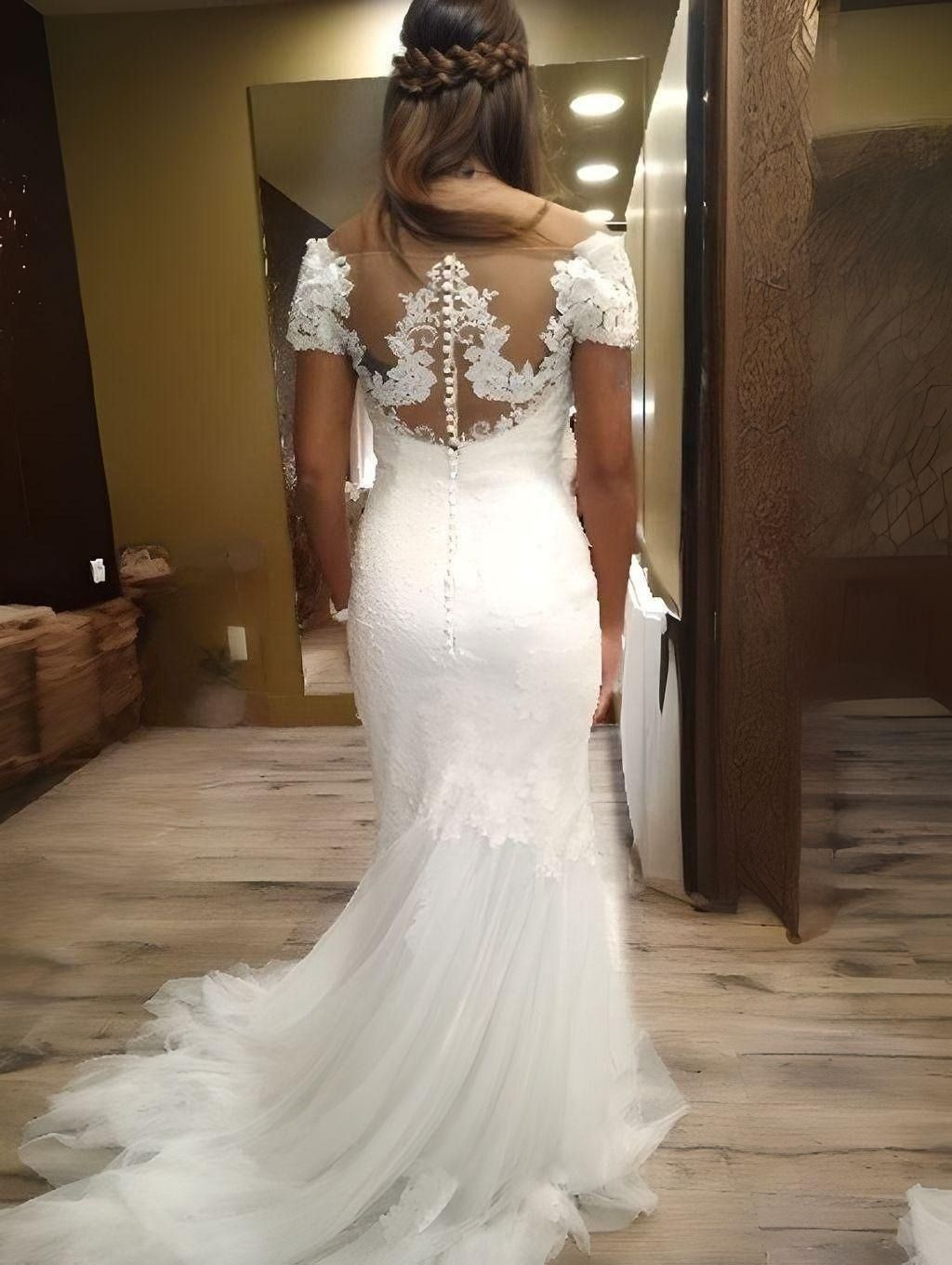 Robe sirène Féli – White One