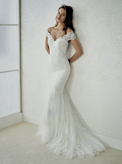 Robe sirène Féli – White One