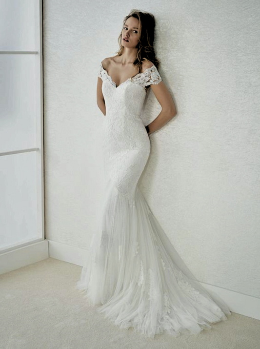 Robe sirène Féli – White One