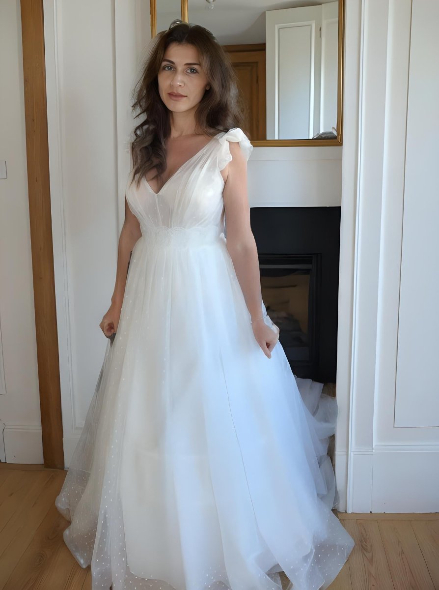 Robe de mariée BO'M  23-05 en tulle et dentelle